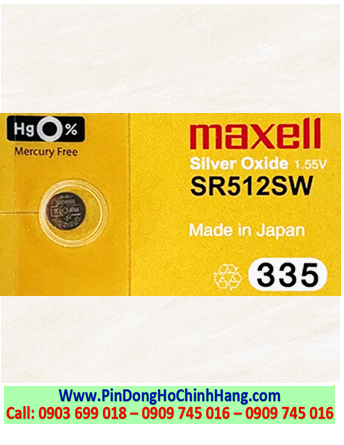 Maxell SR512SW, Maxell 335
